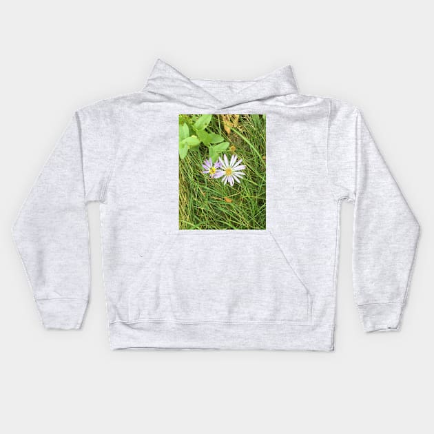 Wildflowers in the Grass Kids Hoodie by Amanda1775